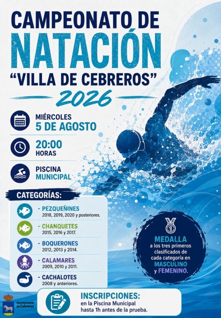 CAMPEONATO DE NATACIÓN 2026