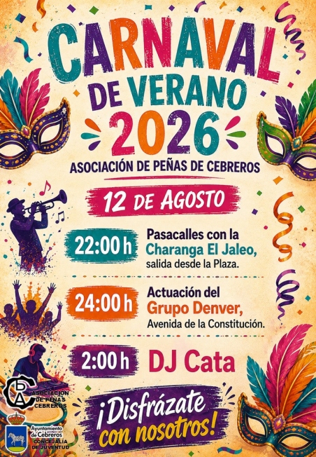CARNAVAL DE VERANO 2026
